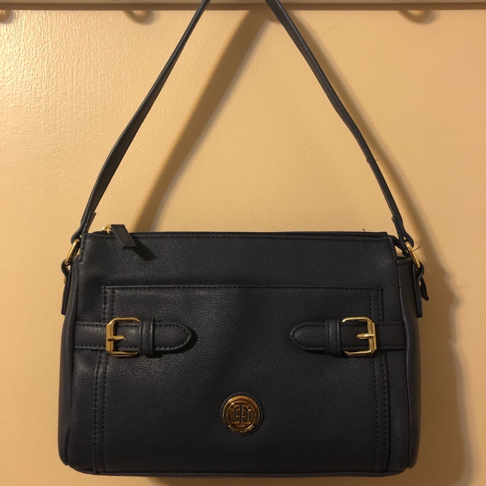 Tommy Hilfiger Leather Shoulder Bag, Like New